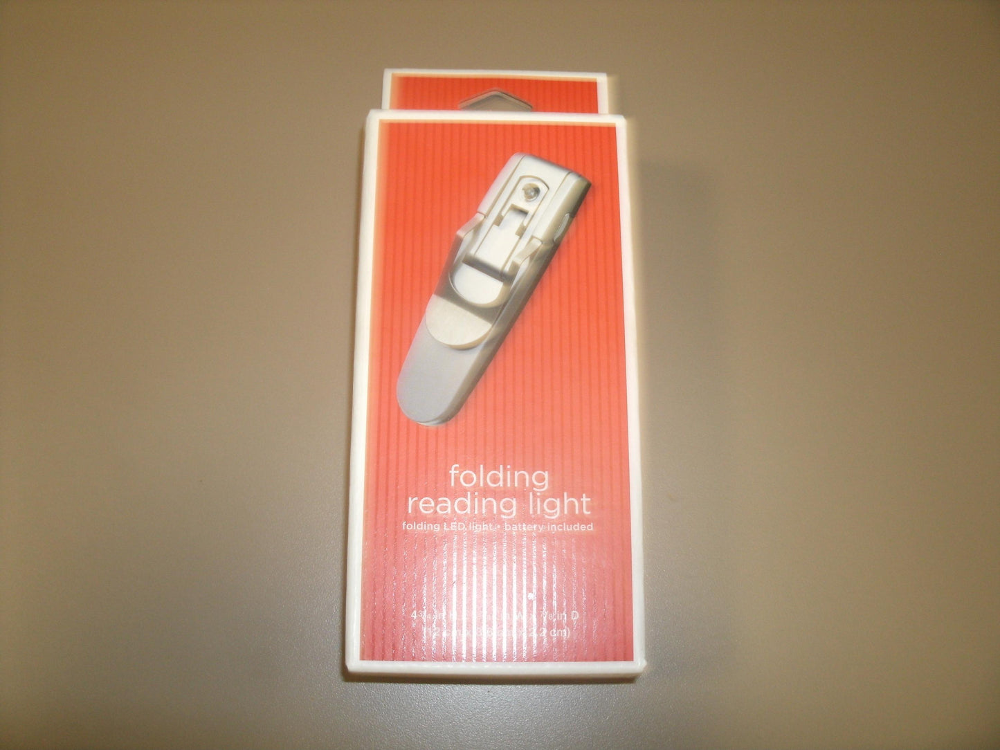 Folding LED Reading Lamp. 490921401343. New.