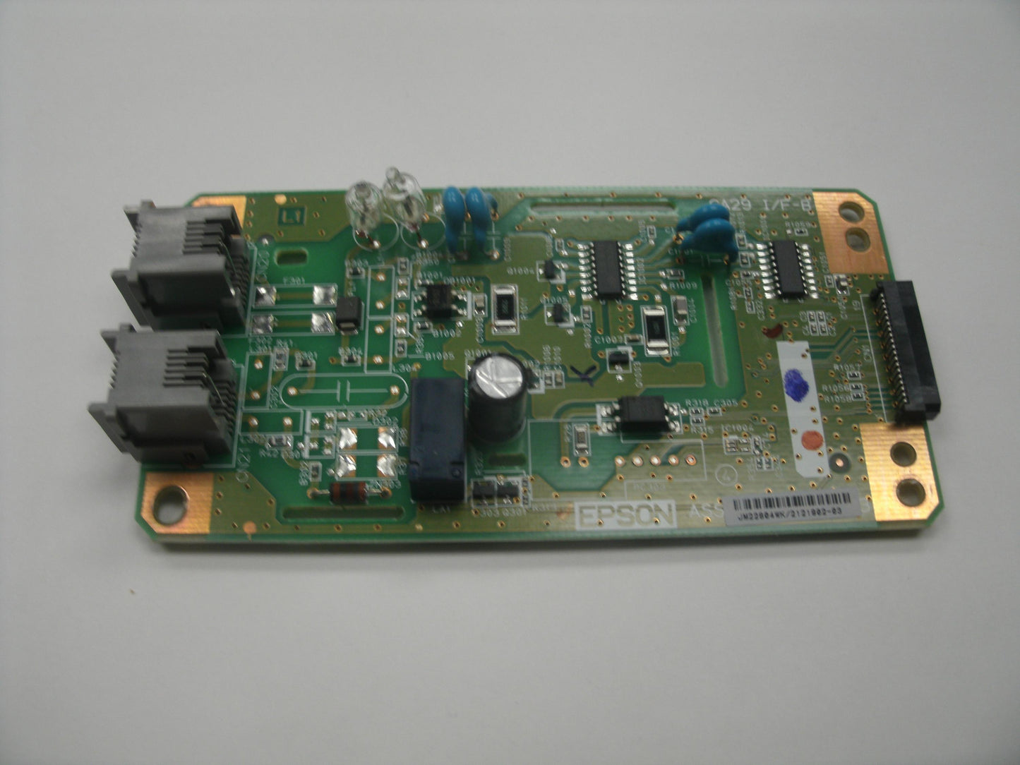 Epson Ariston 2121905-02 CA29 I/F-B Main Fax Board. Used.