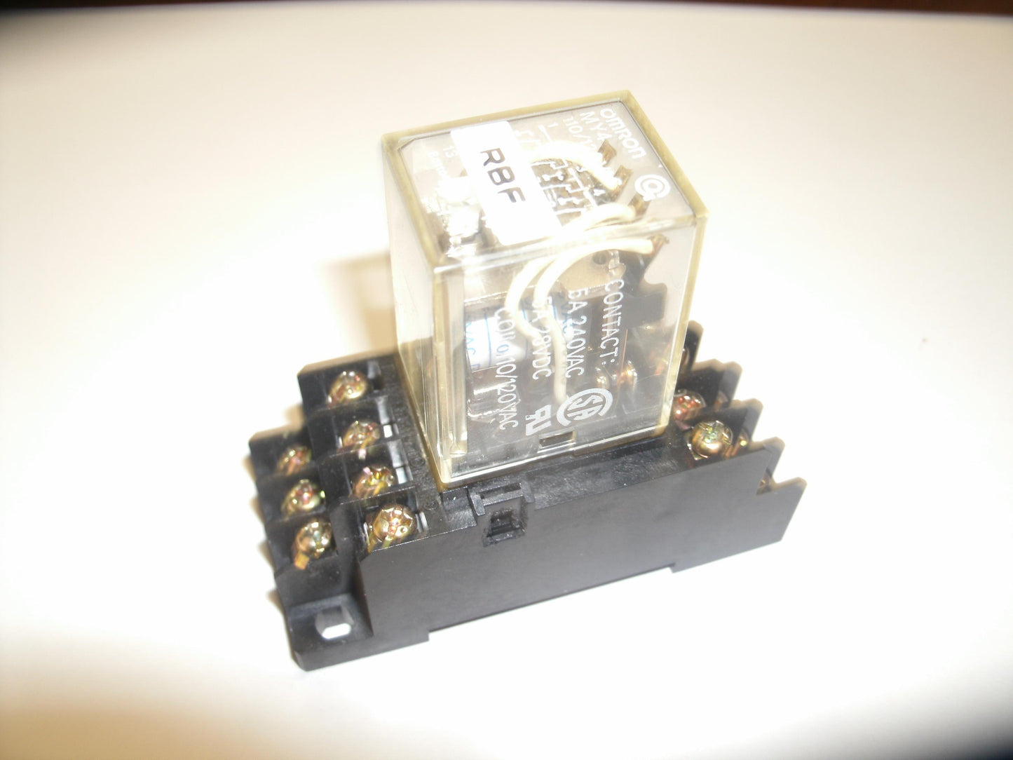 Omron MY4 110/120 VAC Coil With 2165YT Connector. (W23)