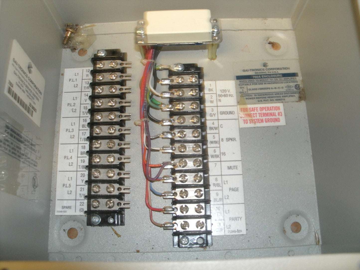 Gai-Tronics 702A Enclosure. New.