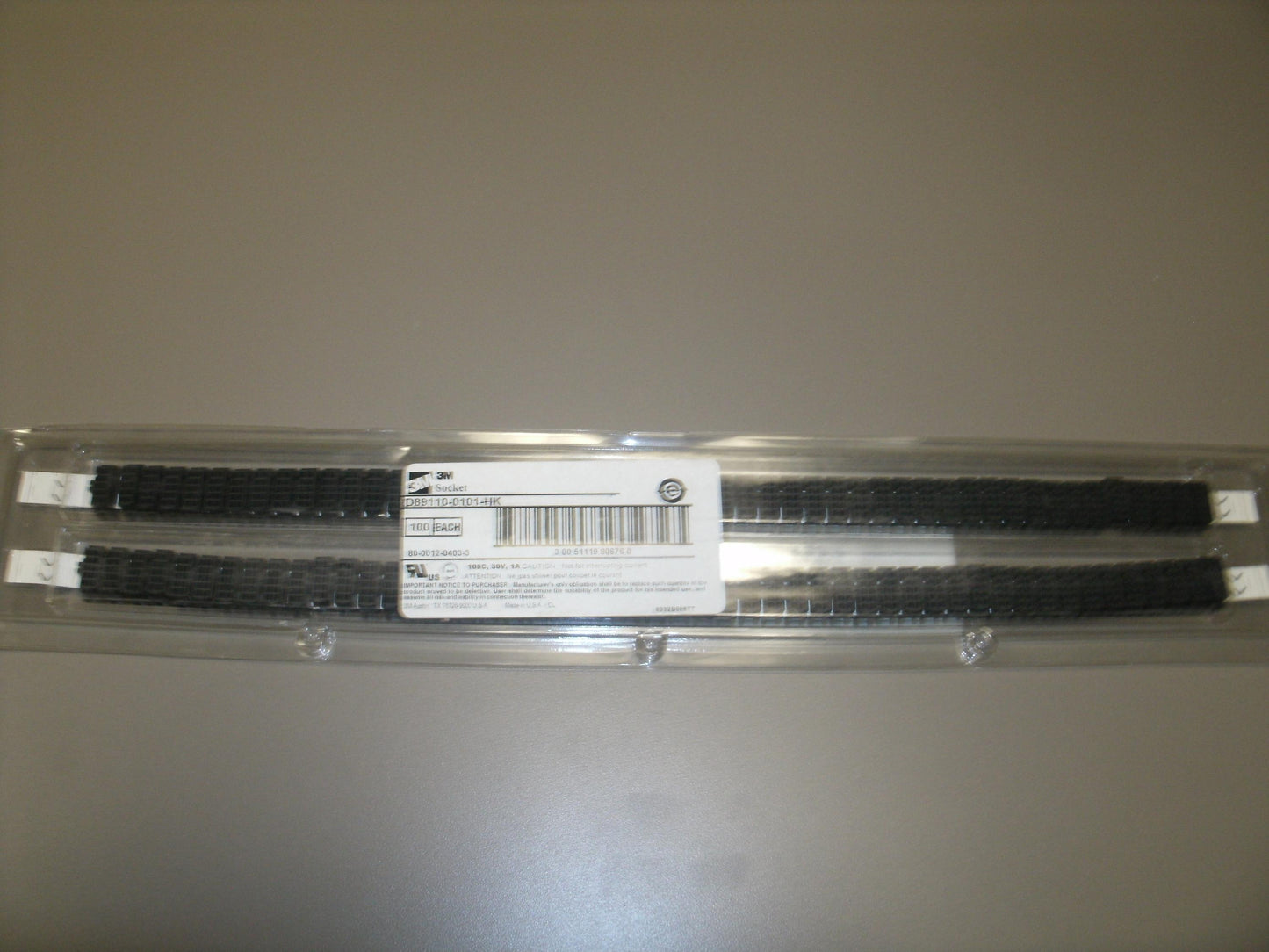 3M D89110-0101-HK. Black. 100 Per Order. New.