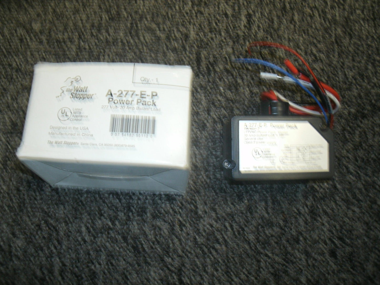 Wattstopper A-277-E-P Power Pack. New. (Lot Box)