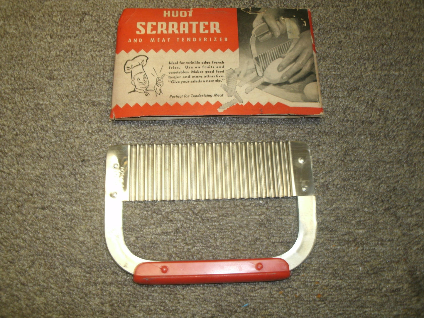 Huot 550 Serrater and Meat Tenderizer. New.