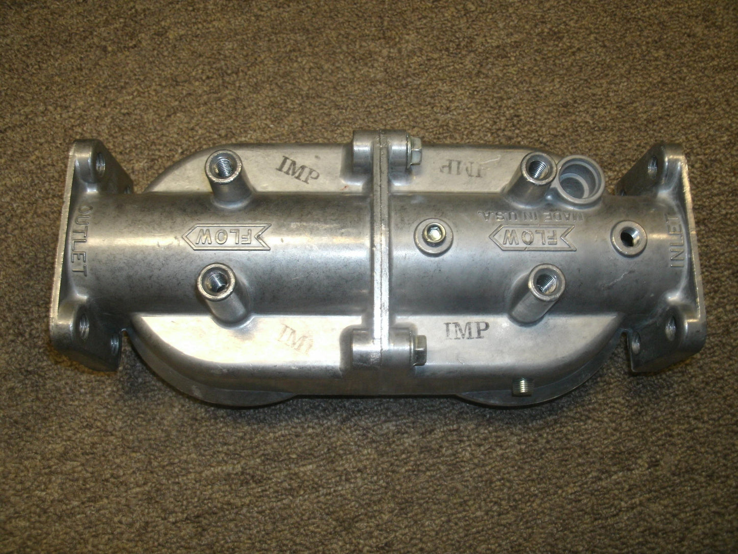 IMP Aluminum Dual Filter Housing Adapter. New.