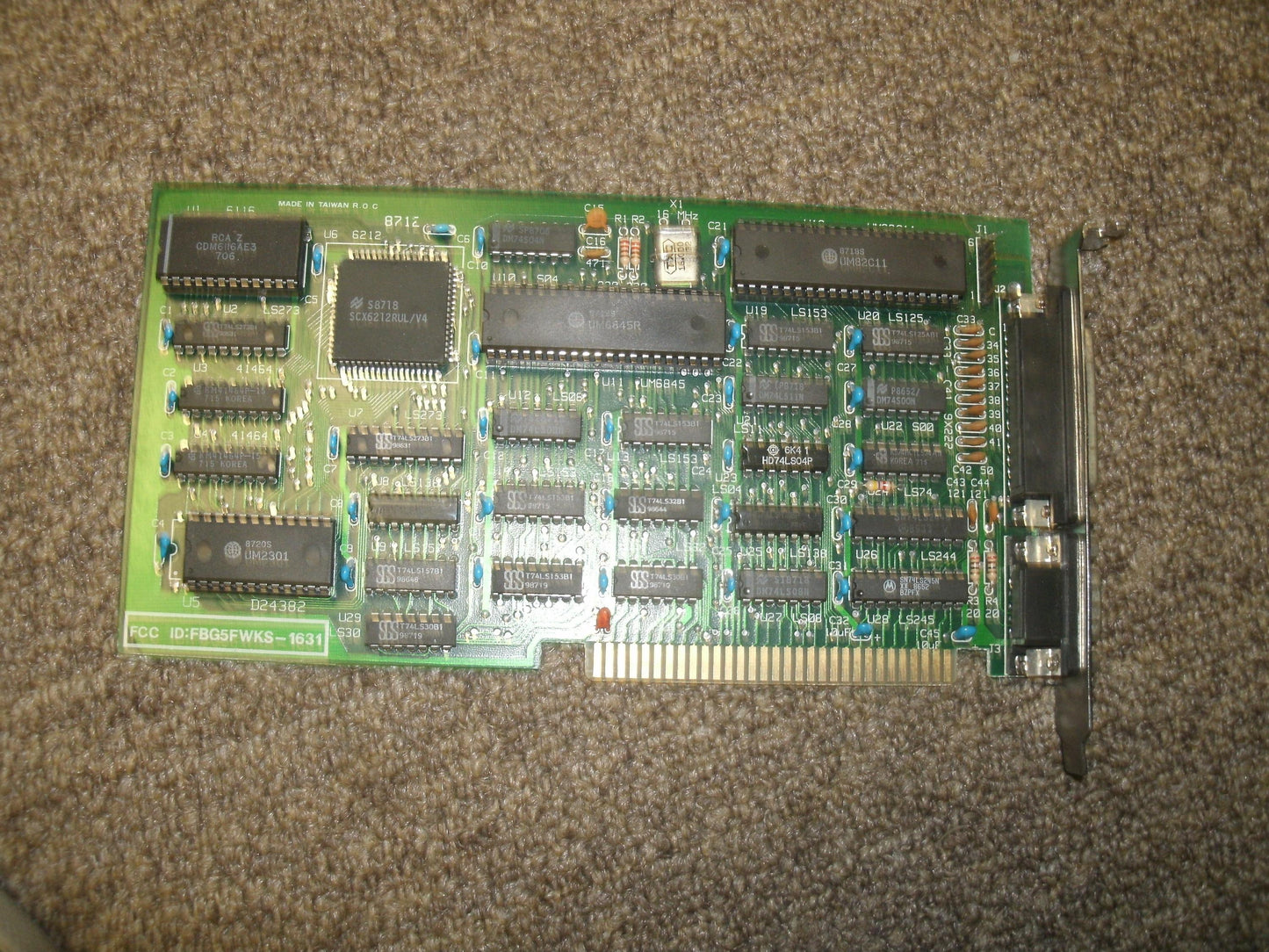 Monochrome FBG5FWKS-1631 Graphic ISA Card. (B2)