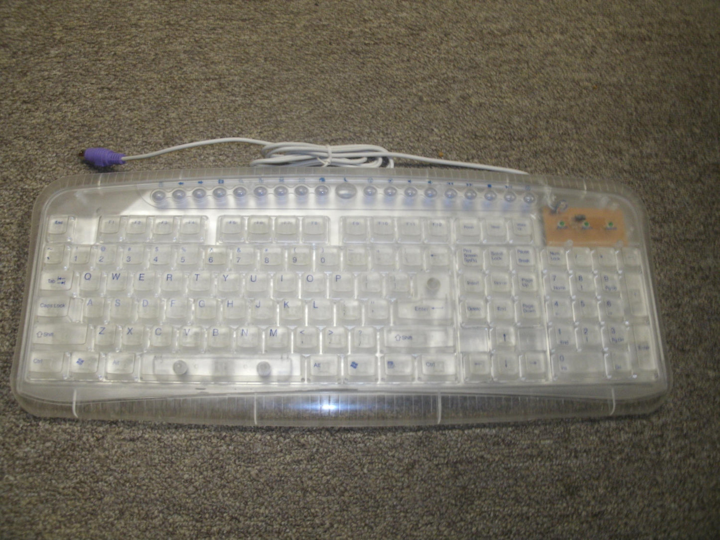 Longitek 907KB-PS2 Rev.A MultiMedia Keyboard. New.