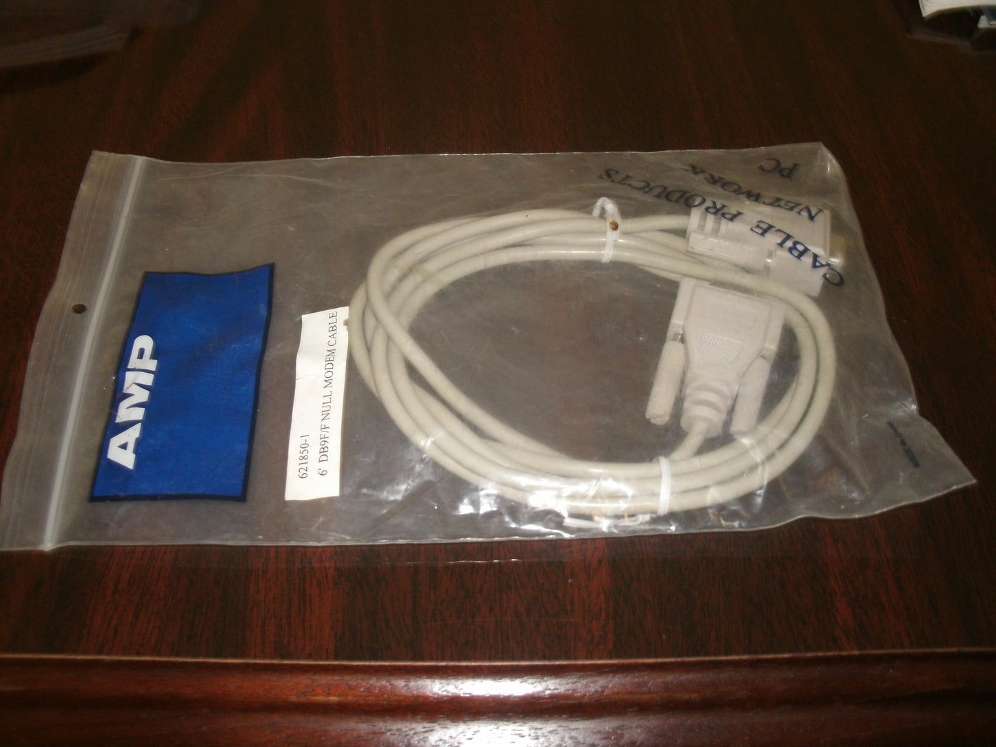 AMP 621850-1 DB9 Female to Female Null Modem Cable. (30)