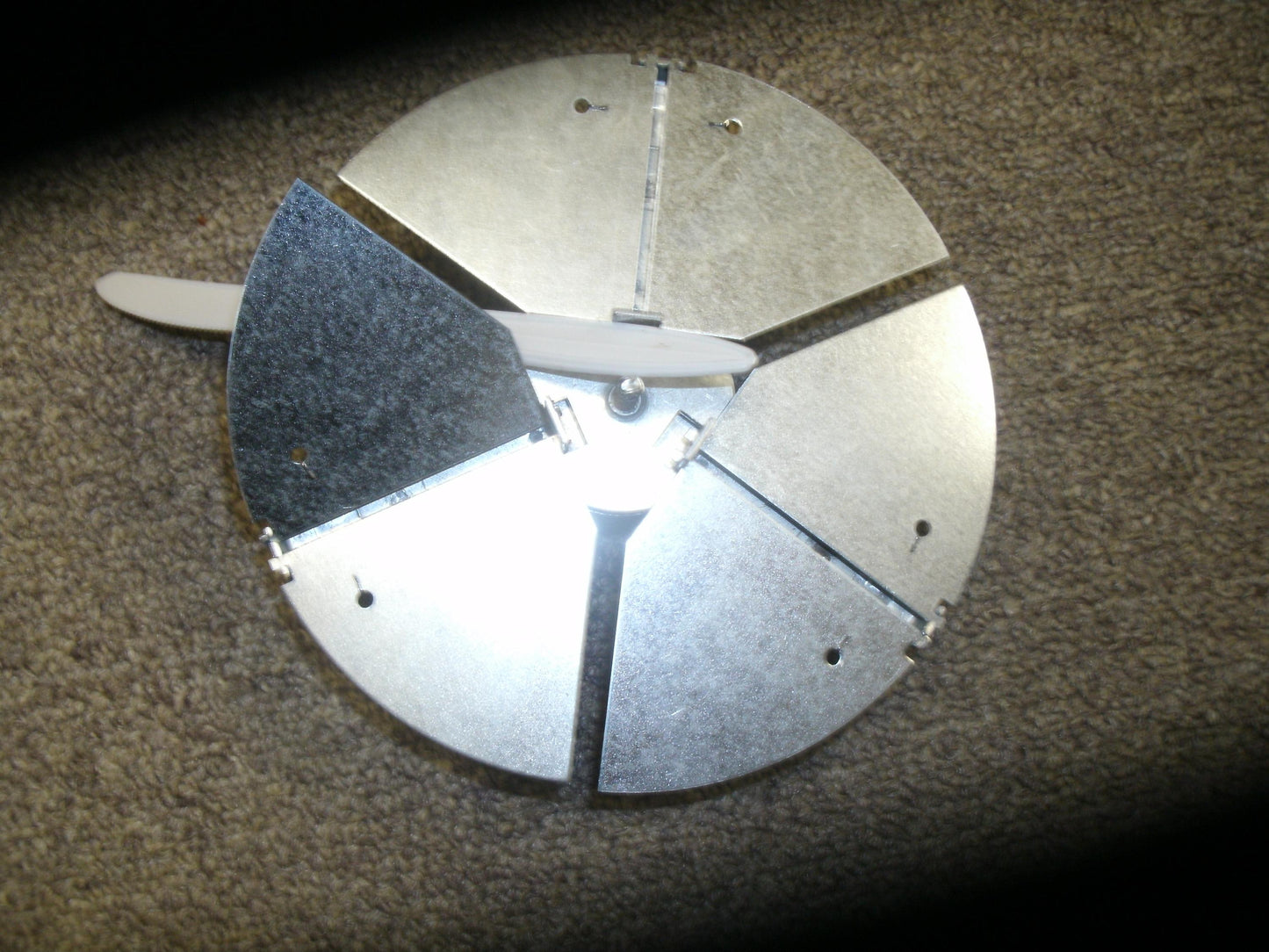 Titus 30059301 Air Balancing 6" Round Damper, Neck Mounted.