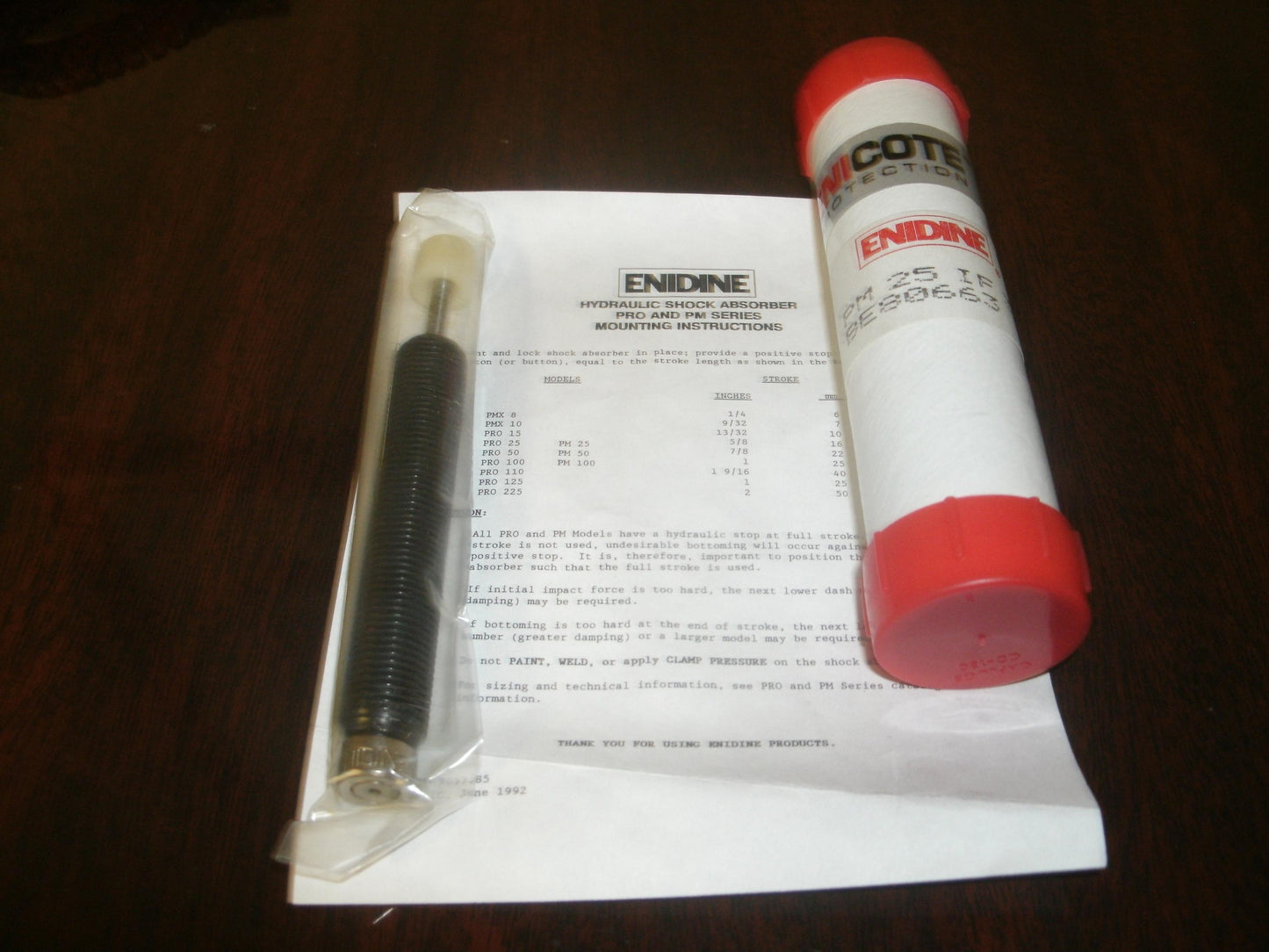 Enidine PM 25 Hydraulic Shock Absorber. IF 3B. New. (B10)