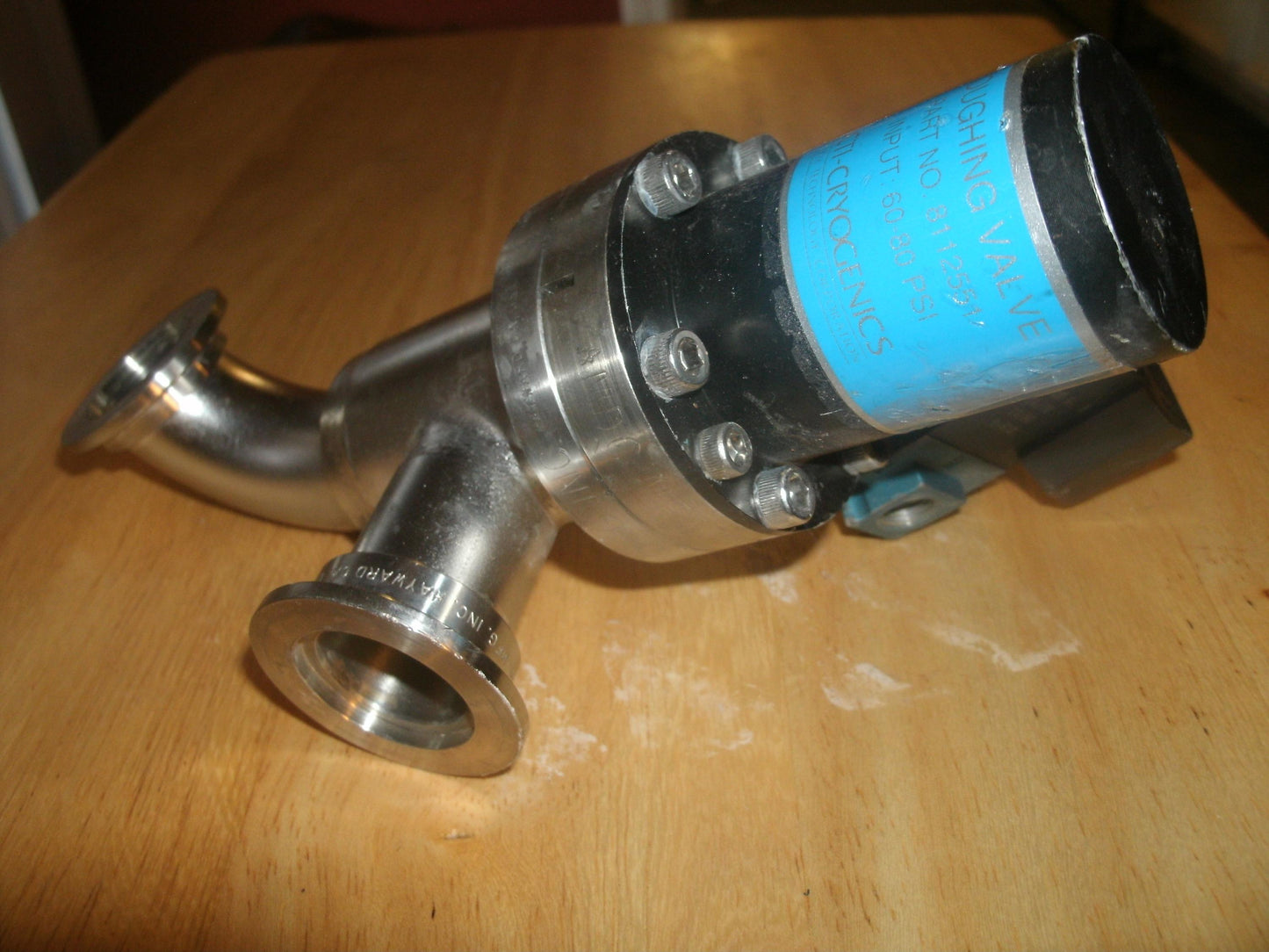 CTI-Cryogenics 8112551 Value. MFG INC. Roughing Valve.