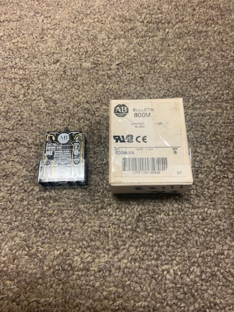 Allen Bradley 800M-XA Contact Block. New. 781180138645. (A3)
