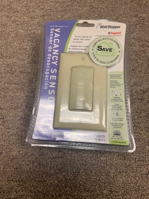 Wattstopper RS-150BA-I-CS Vacancy Sensor Light Switch. New.