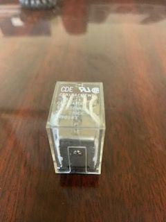 CDE CDR104CMEWB Relay. 24D. Coil-24VDC, 5A. 250VAC. 09503.. LR90143. (42)
