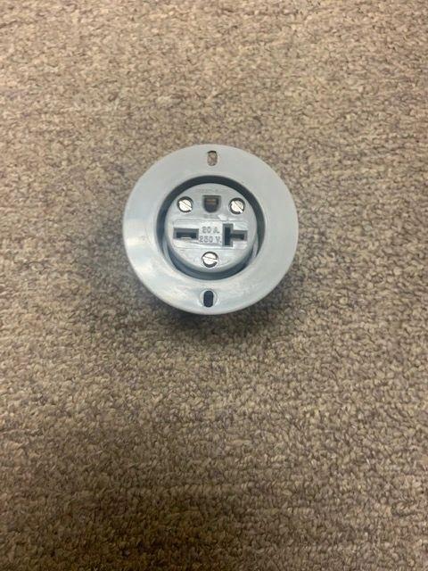 Arrow Hart 20A 250V Hubbell 5479C Style Straight Flanged Receptacle 6-20R. (34)