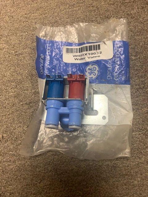 GE WR57X10032 Water Valve. 130303. New. (A2)