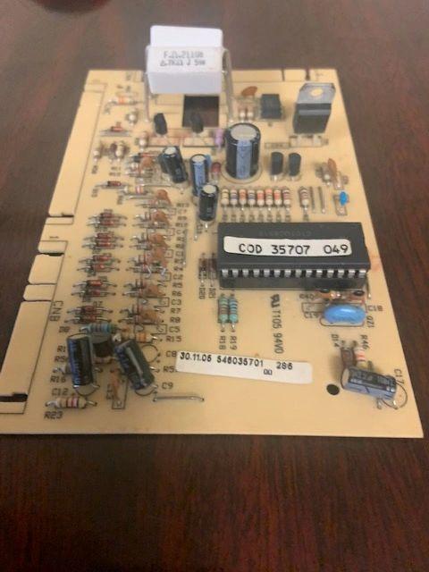HVAC Control Board. COD-35707-049, T105-94V0, 546035701-286, DMPSU.