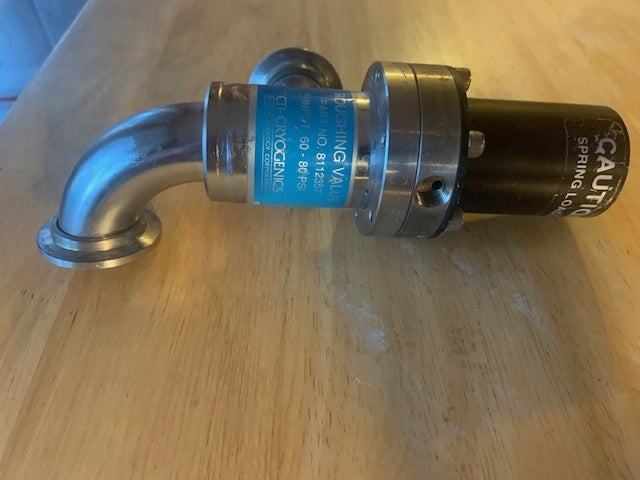 CTI-Cryogenics 8112357 Valve. Input: 60-80 PSI. MDC MFG.