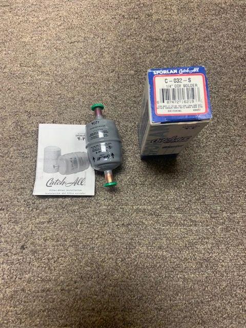 Sporlan C-032-S Catch All Filter Drier. 1/4" ODF Solder. (43)