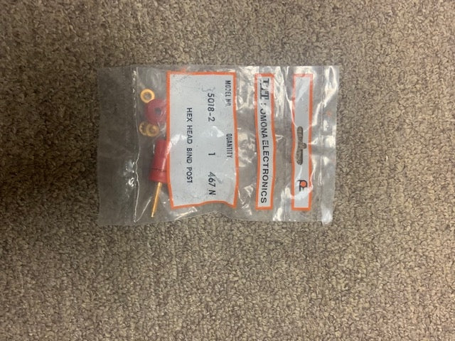 ITT 5018-2 Pomona Electronics. Hex Head Bind Post. New. (C2)