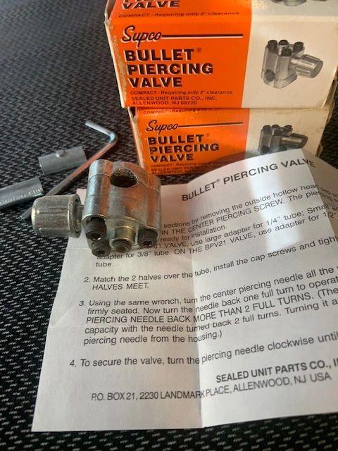 Supco BPV 31 Bullet Piercing Valve. Supco B11-039. New. Lot of 2. 687152010769. (C2)