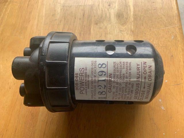 Landis & GYR Powers 908-046 Pressure Air Filter Element. New. Siemens 908-046. 182198.