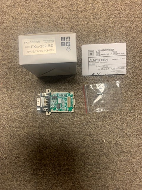 Mitsubishi FX3U-232-BD Programmer Controller. New. (43)