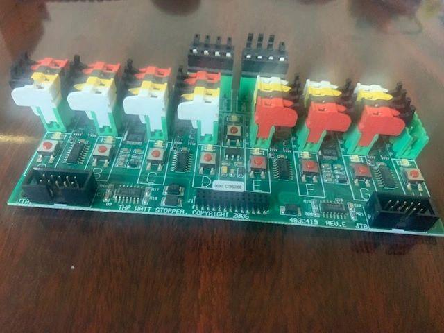 Wattstopper 483C419 Board. Rev. E. 06301. CTWS2006.