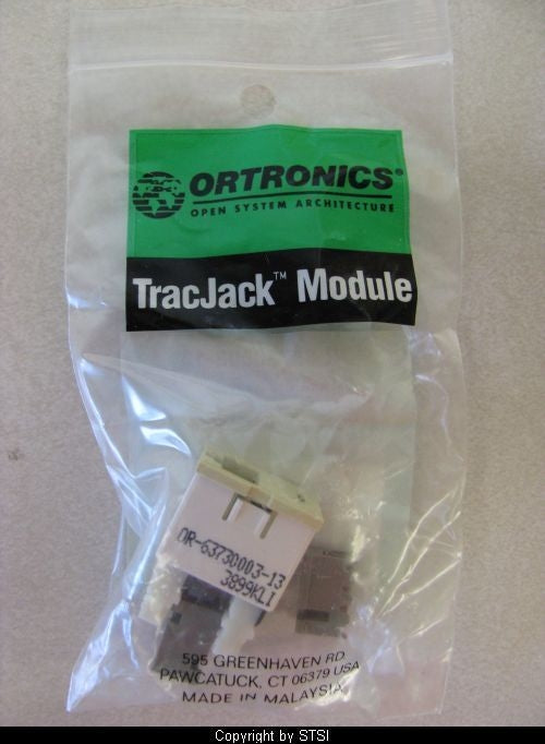 Ortronics OR-63730003-13 TracJack 8P8C, 110 CAT3. Ivory.