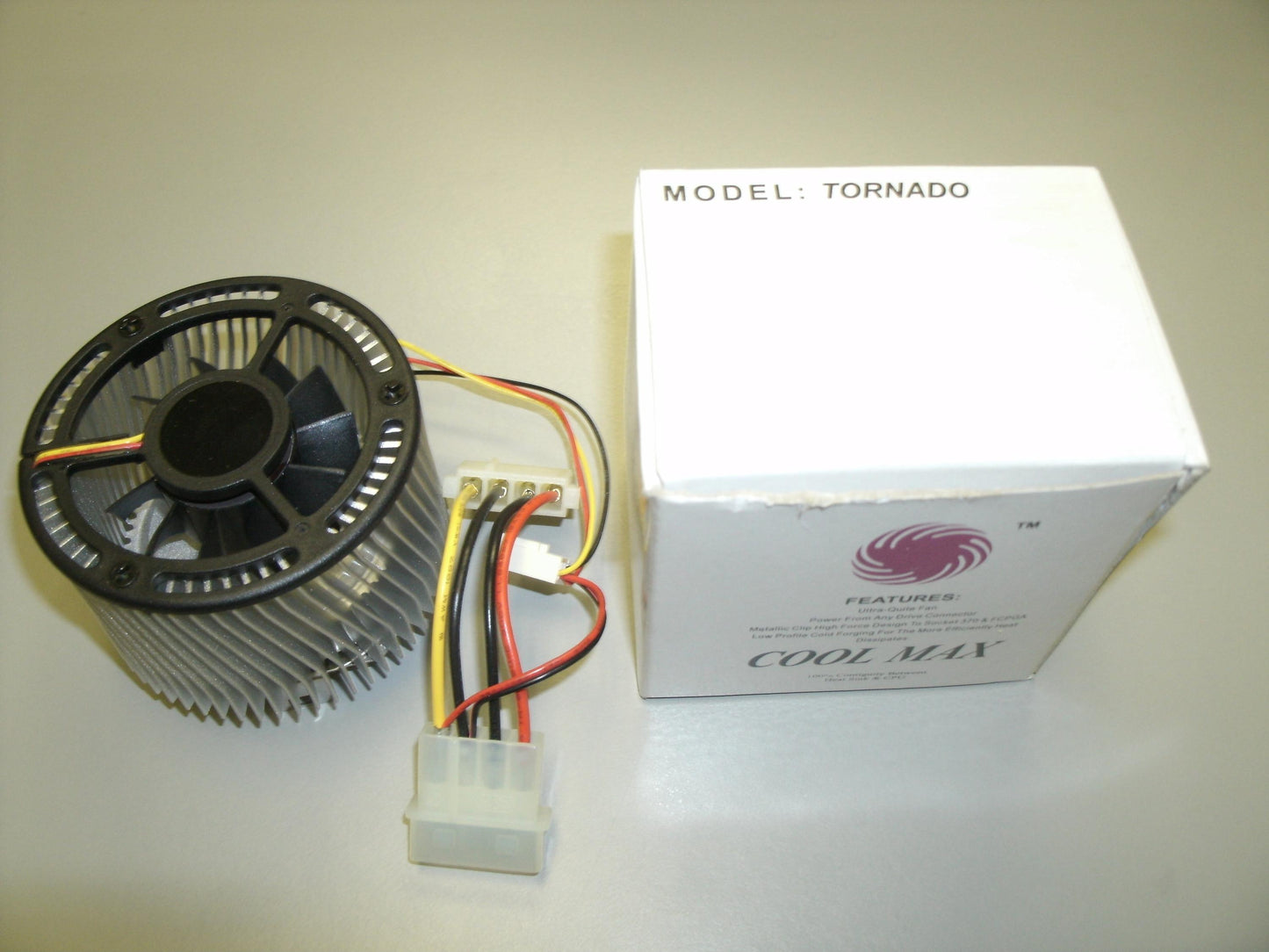 Cool Max Tornado CPU Fan. New.