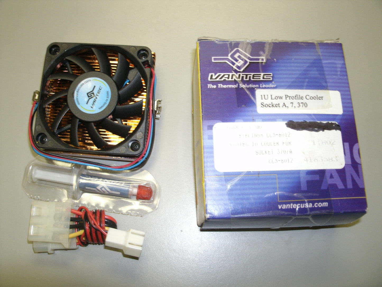 Vantec CCK-6012 Copper CPU Cooler CCK6012. New