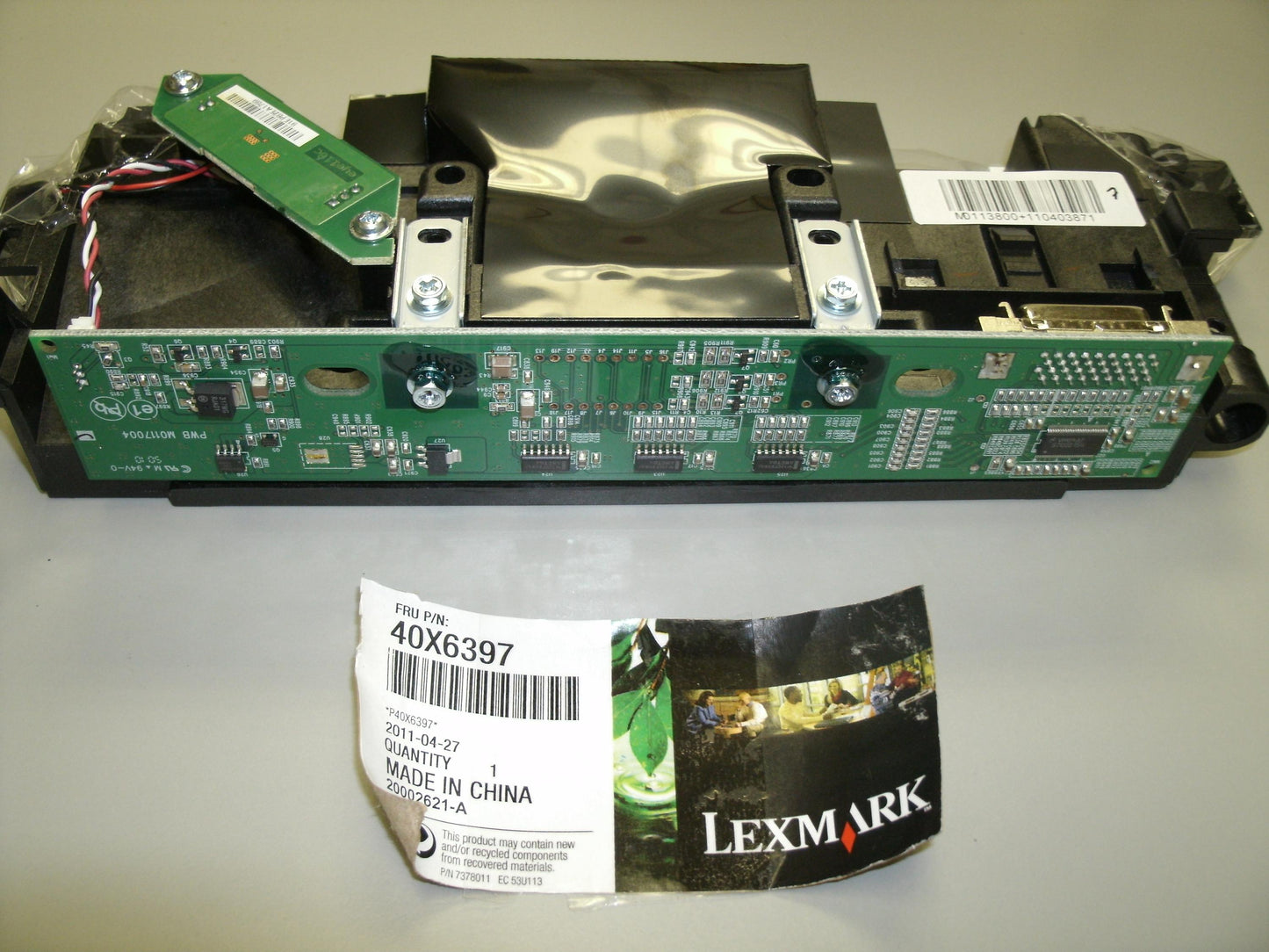 Lexmark 40X6397 ADF Duplex LED Assembly. New.
