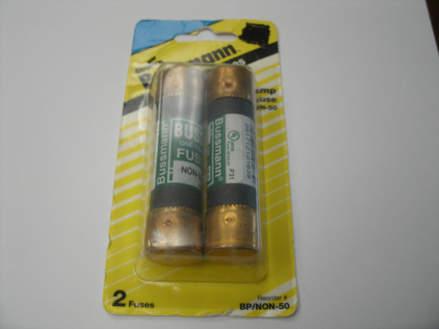 Cooper Bussmann BP/NON-50 Fuses. 2 Pack.