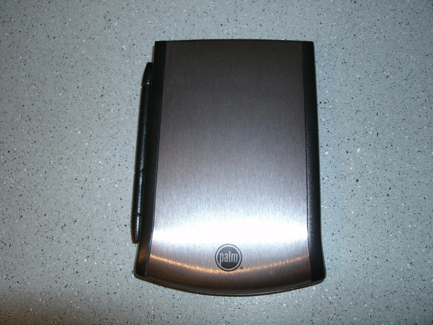 Palm Molded Palm V/Vx Hard Case. Stainless Steel Look. New.