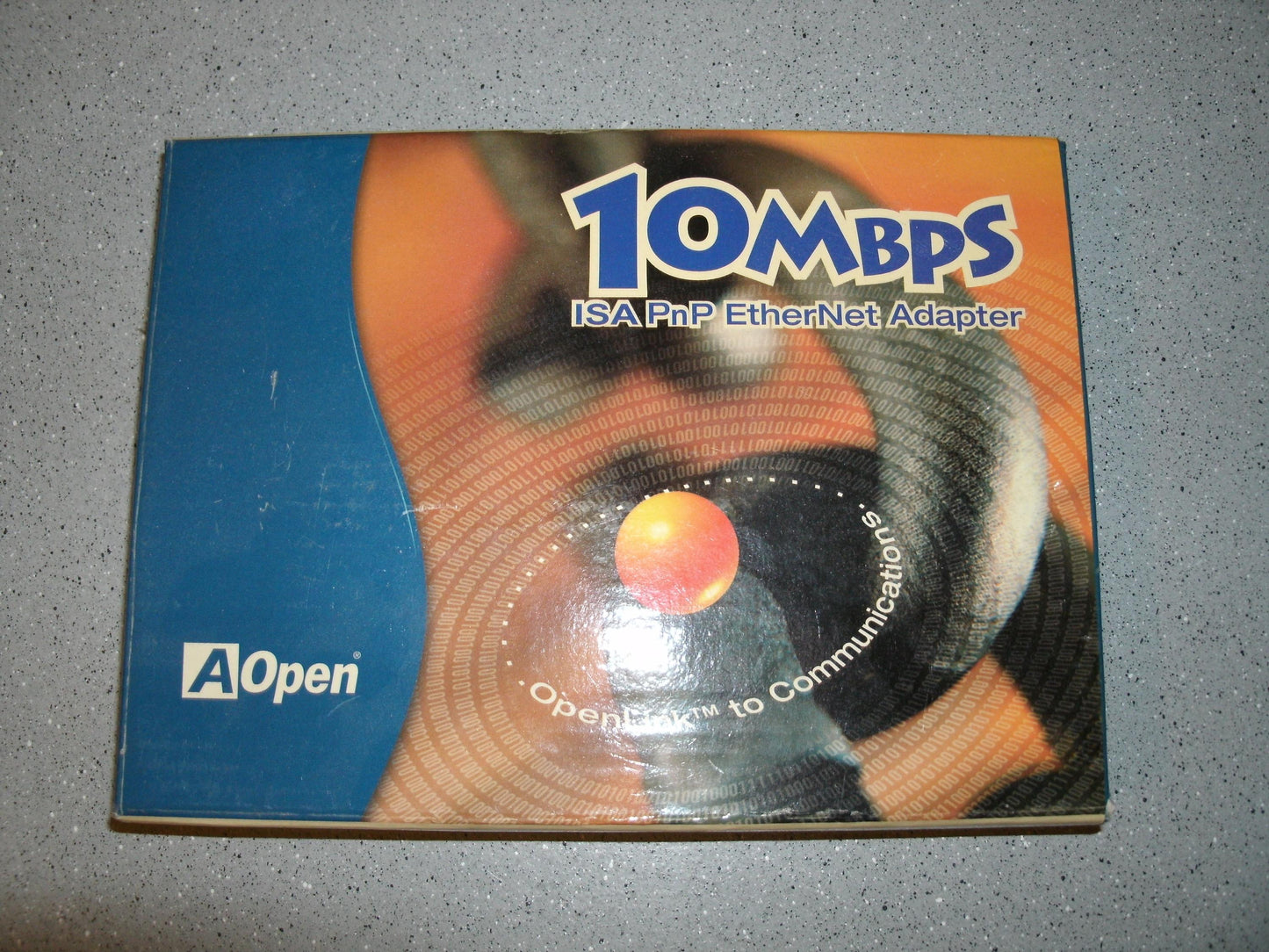 AOpen AON-101, 10 MBPS ISA PnP EtherNet Adapter.