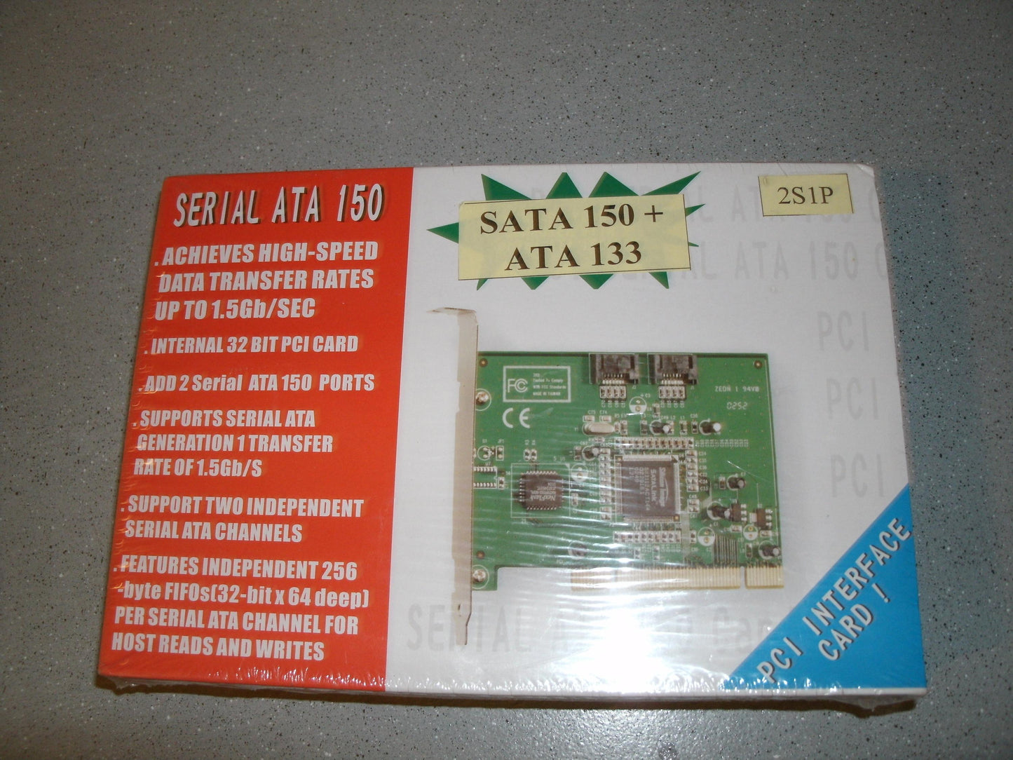 Wise Land 2S1P PCI to Serial ATA 150 + ATA 133 Controller Card.