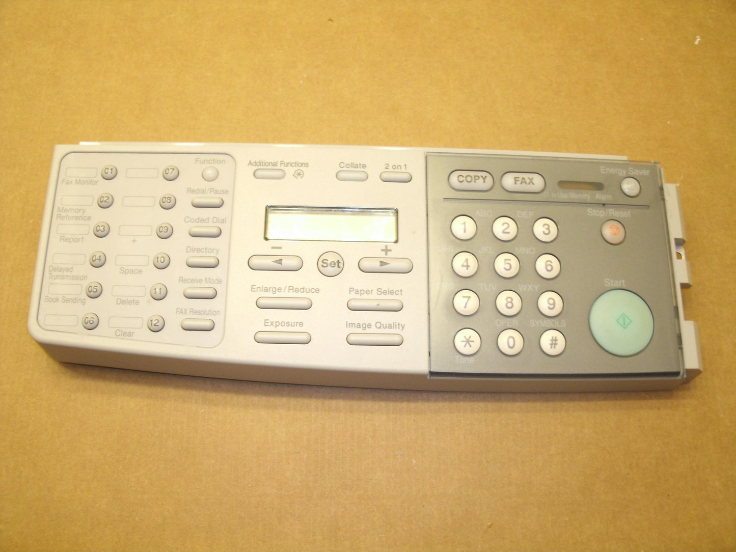 Canon Control Panel. OEM. Refurbished.