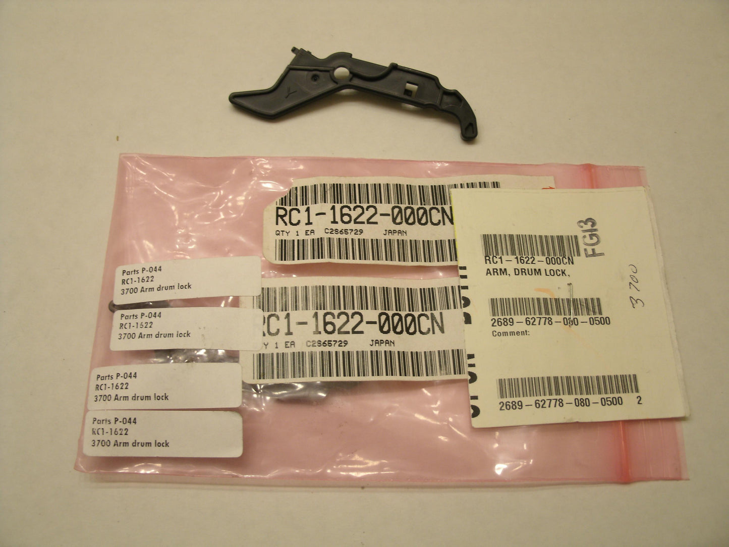HP RC1-1622-000 Left Drum Lock Arm for Toner Cartridge. New.