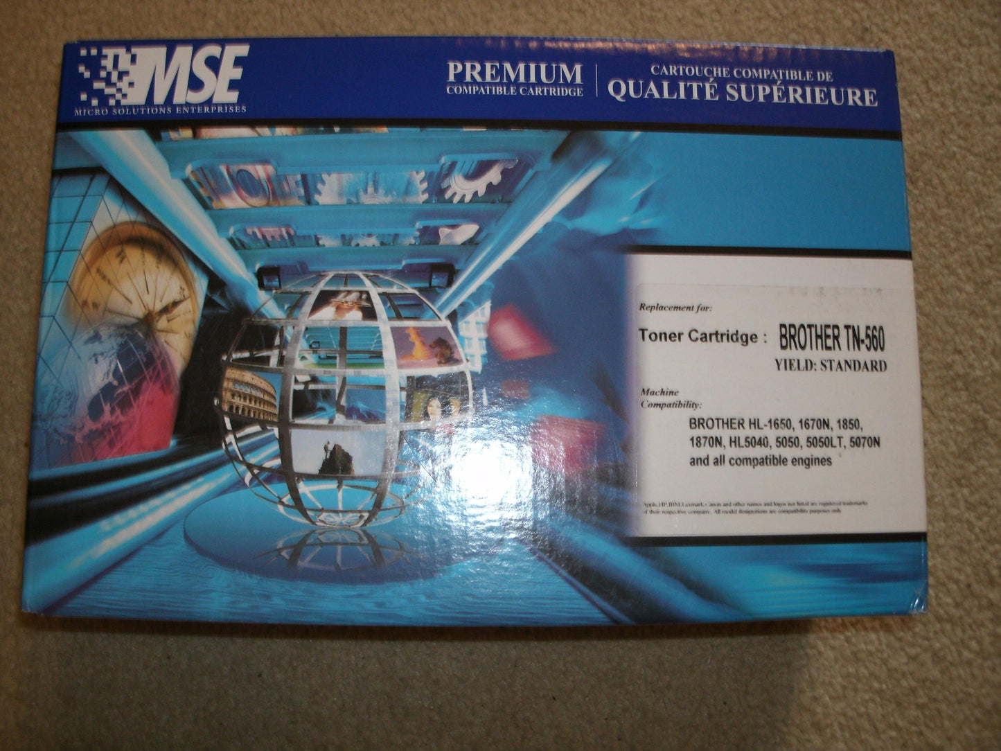 Brother TN-560 Black Toner. New.