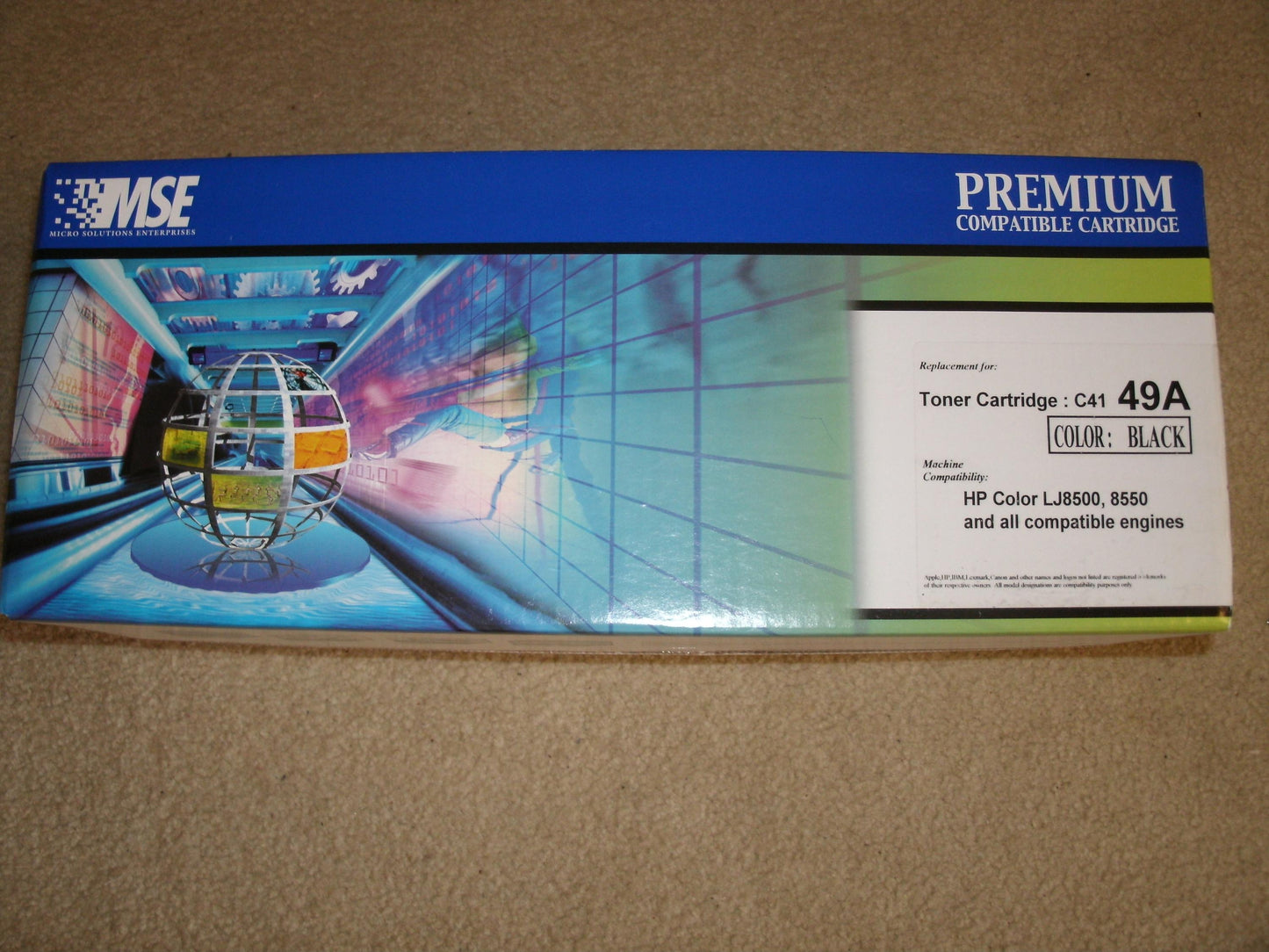 HP 49A Black Toner. New. Q5949A.