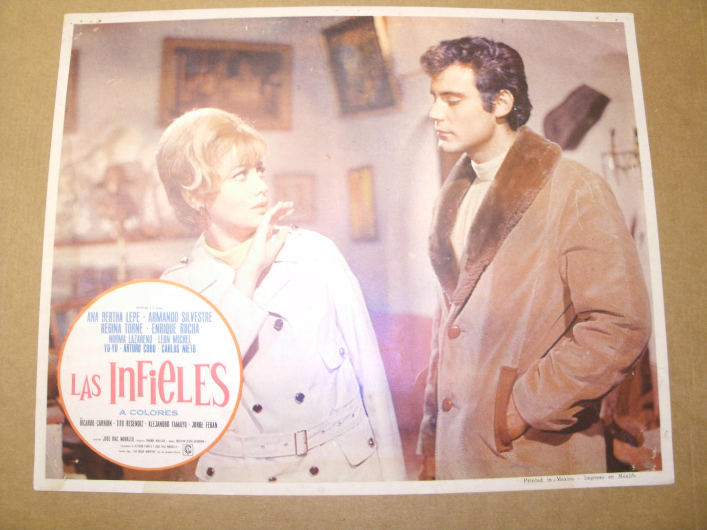 Las Infieles Movie Poster. Spanish. 1953.