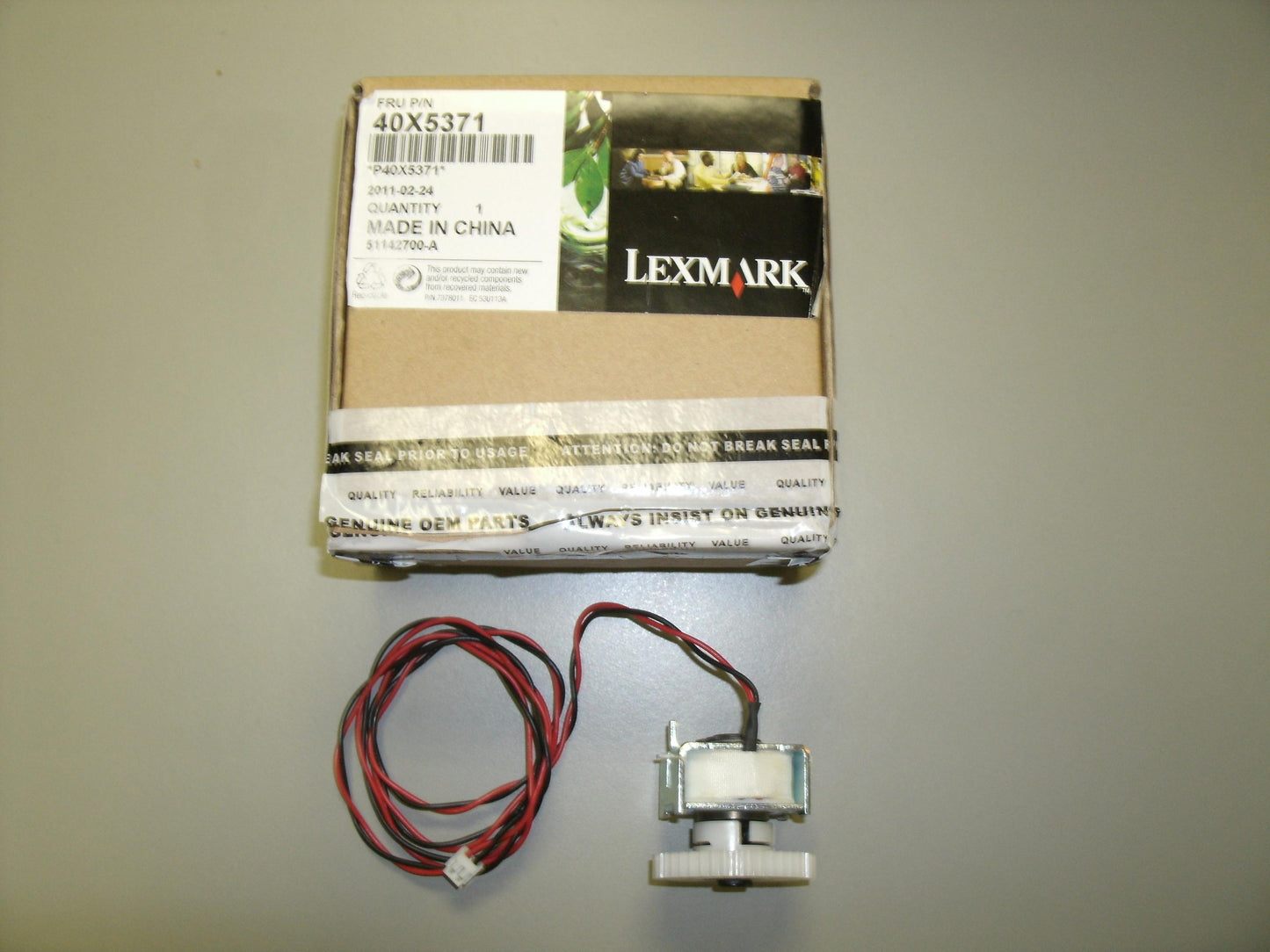 Lexmark 40X5371 MPF Feed Clutch. New. OEM.