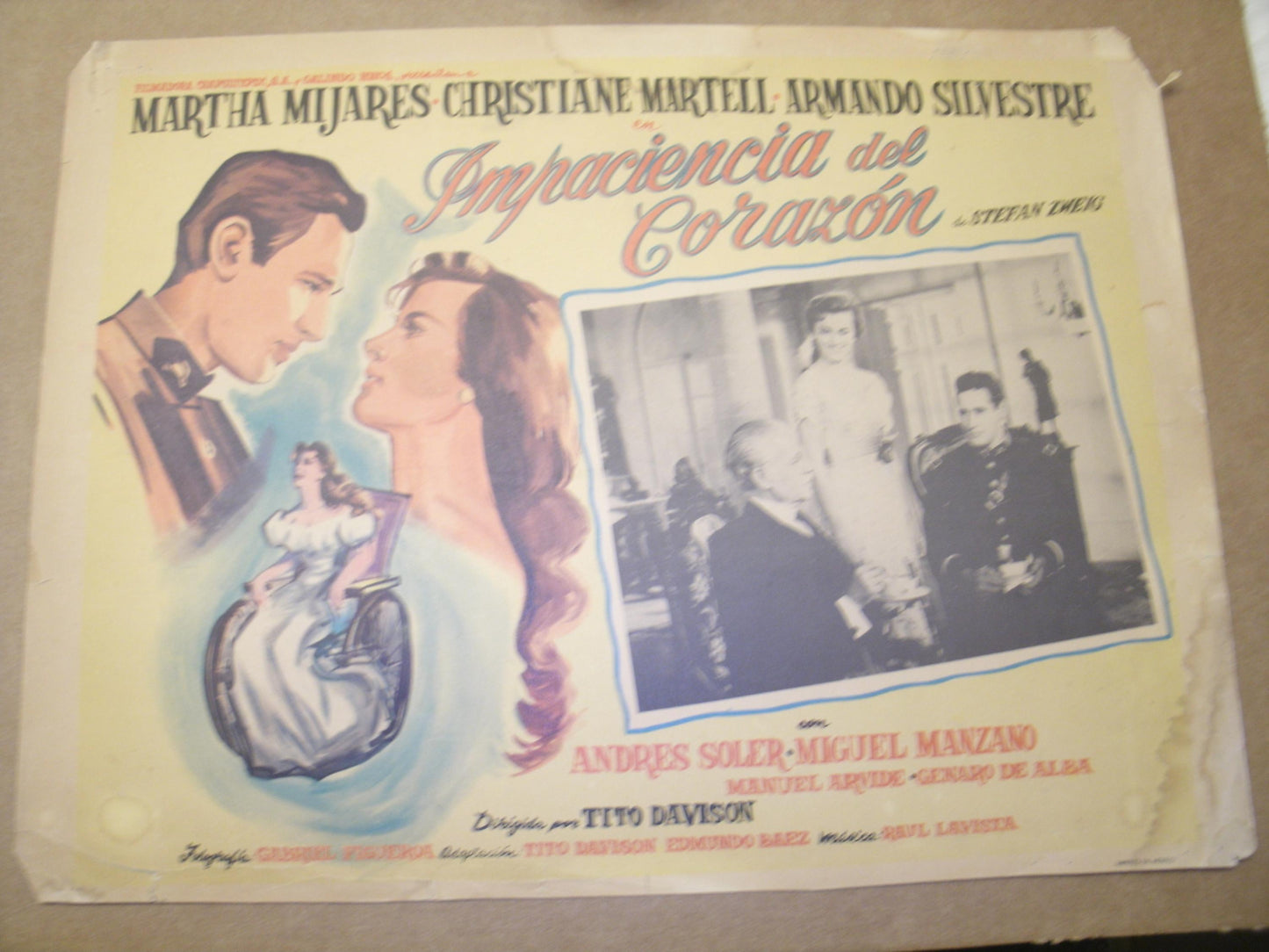 Impaciencia del Corazon Movie Poster. Spanish.