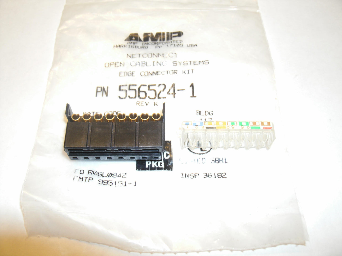 AMP 556524-1 Net Connect Edge Connector Kit. New.