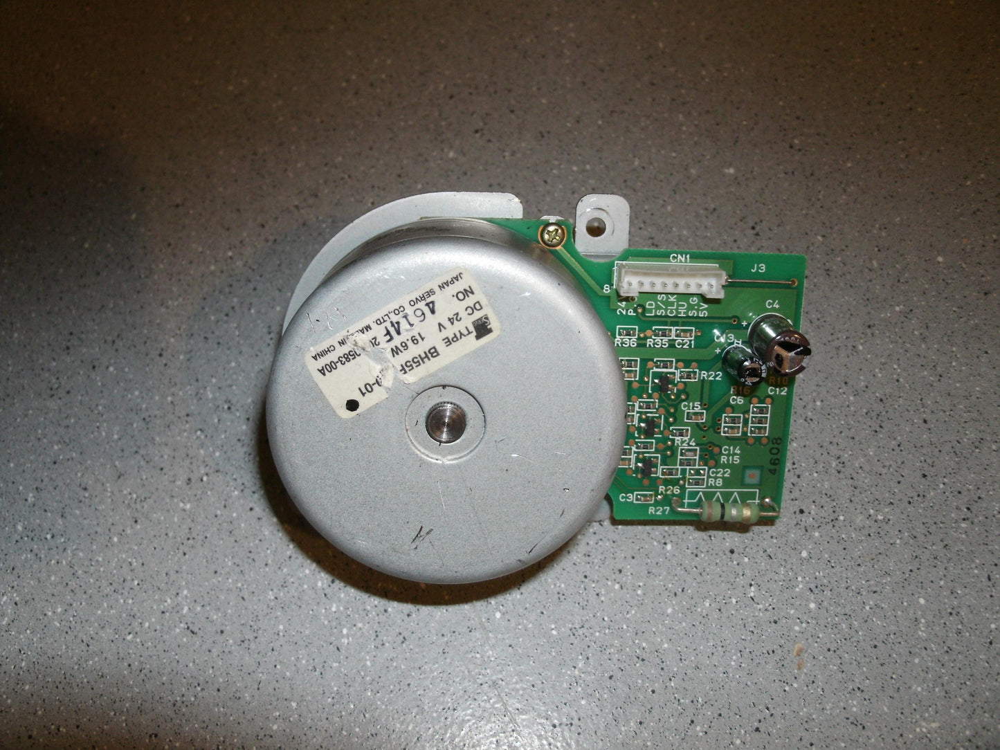Dell BH55FT19-01 Servo DC24V/19.6W Main Motor Gear Assembly.