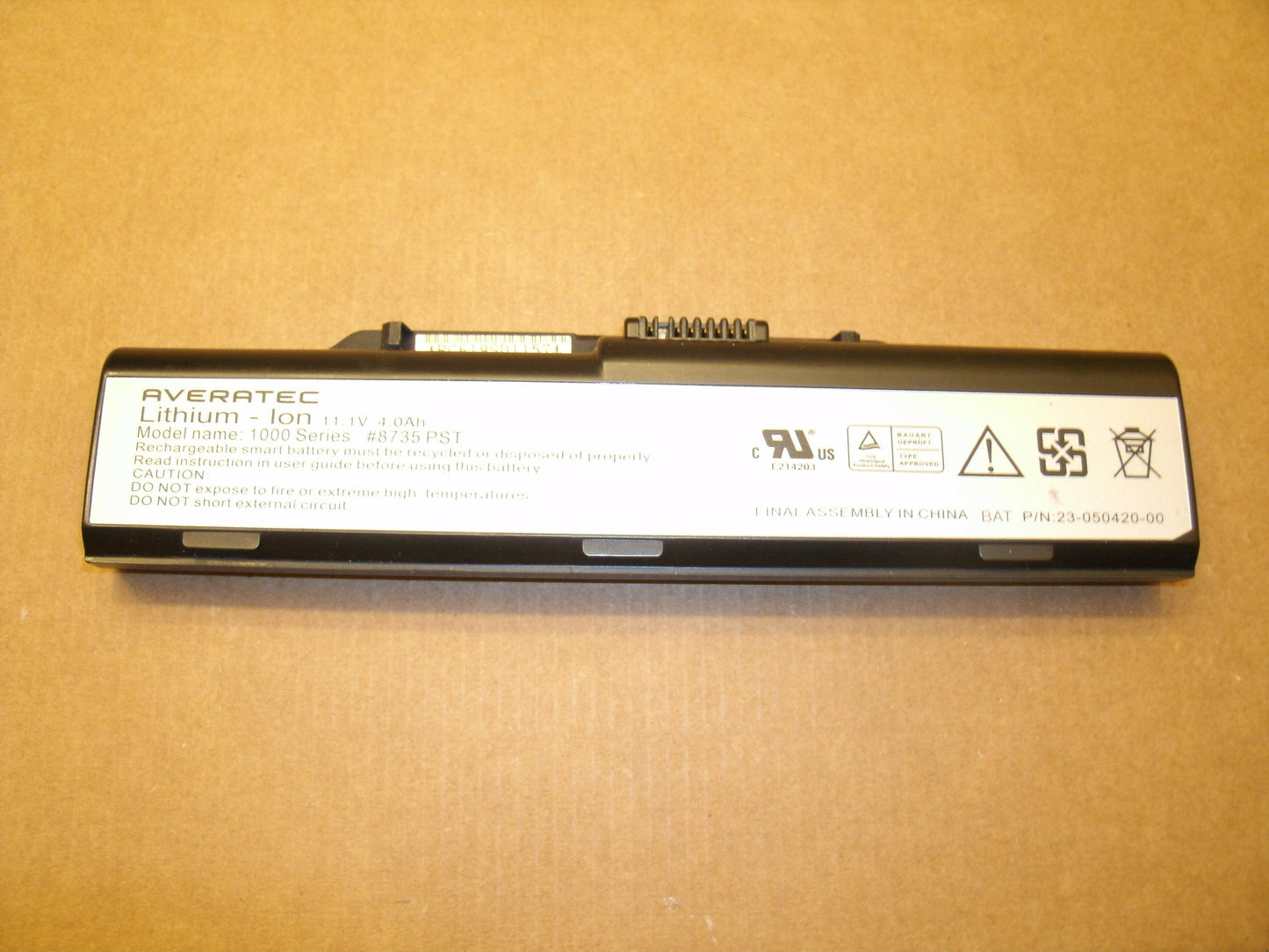 Averatec AV-050420-00 Lithium lon 11.1V 4.0Ah. Used.
