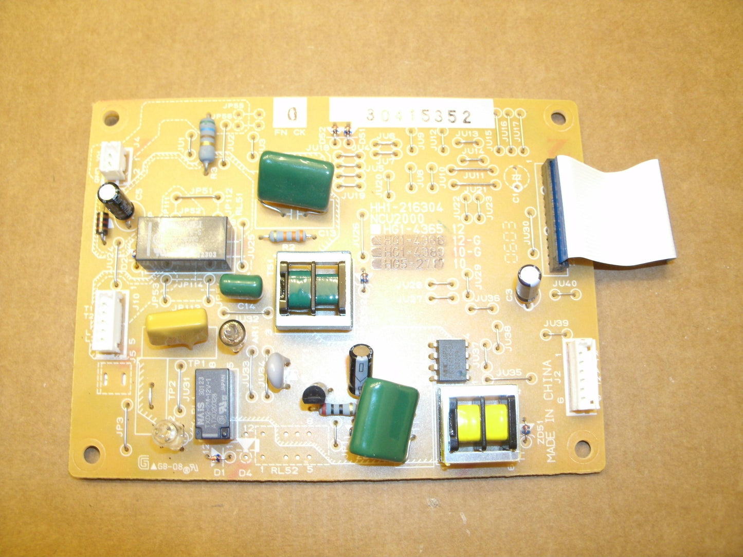 Canon NCU PCB Assembly. FM2-2796-000, HG1-4365-000.