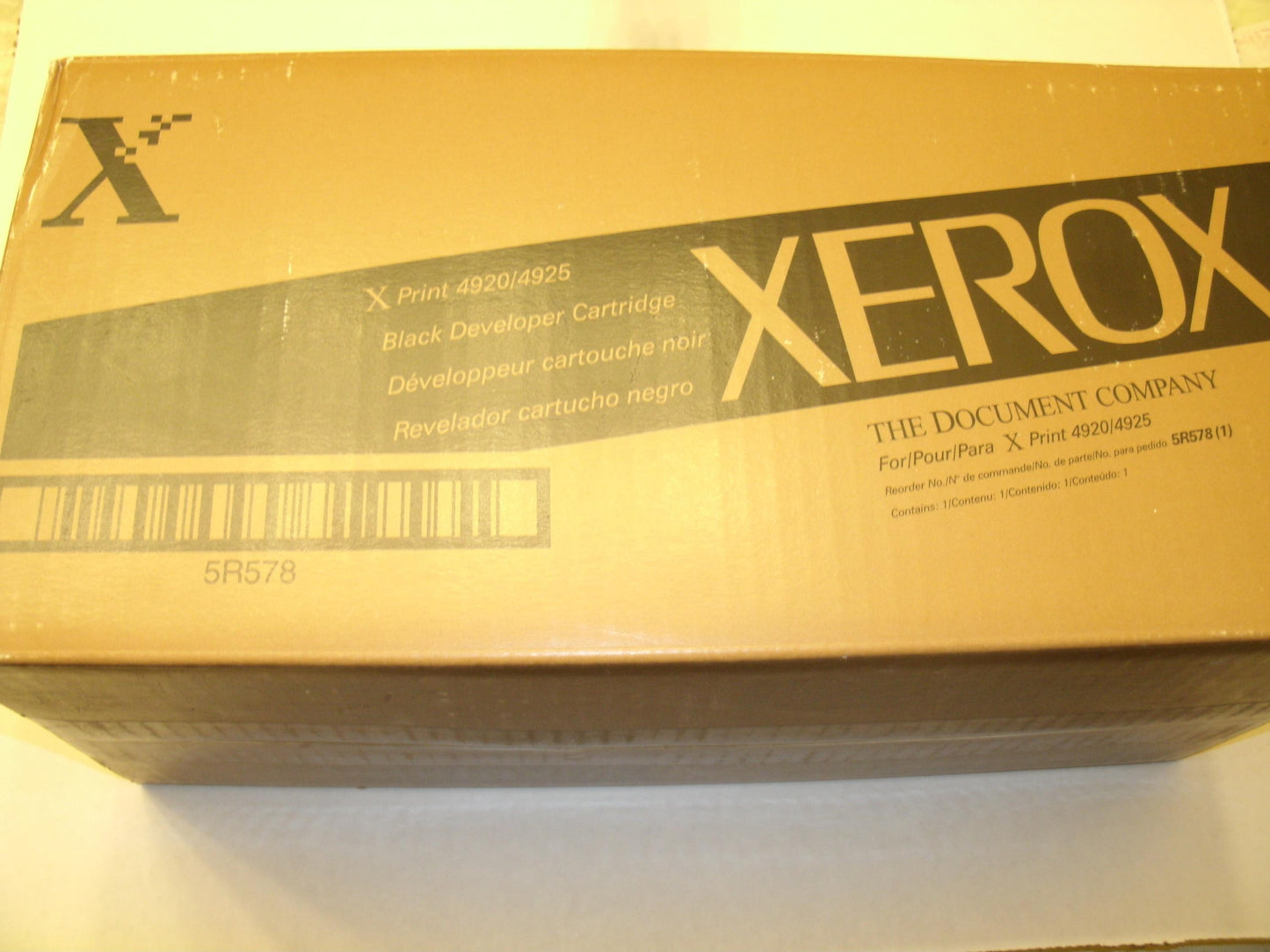Xerox 5R578 Developer Cartridge Kit. Black. 30000 Page.
