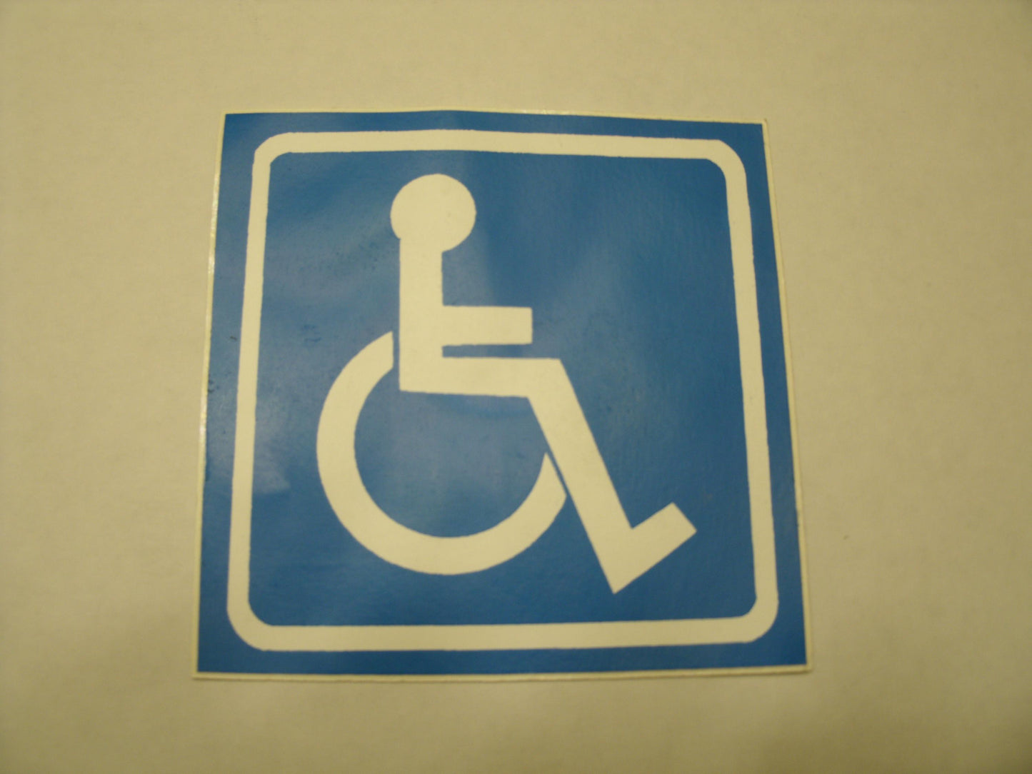 Handicap Sticker. Disabled Sticker. Blue and White. New.