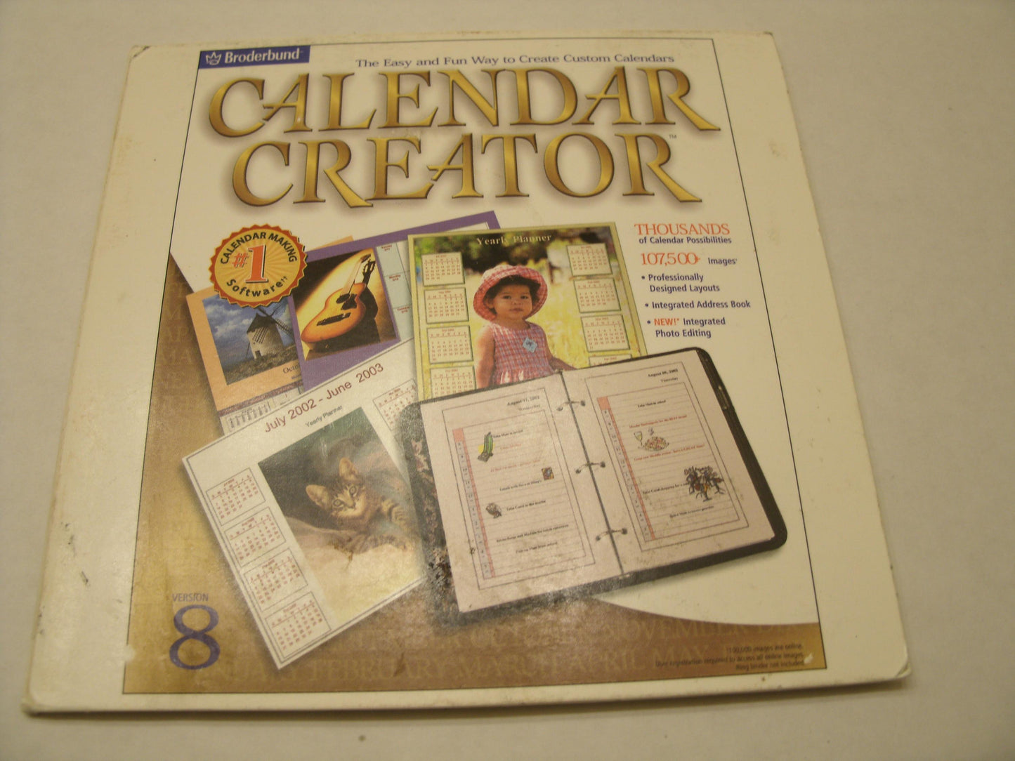 Calender Creator Version 8 Software. New.