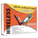 WLG-1203 802.11g Wireless PCI Adapter Card.